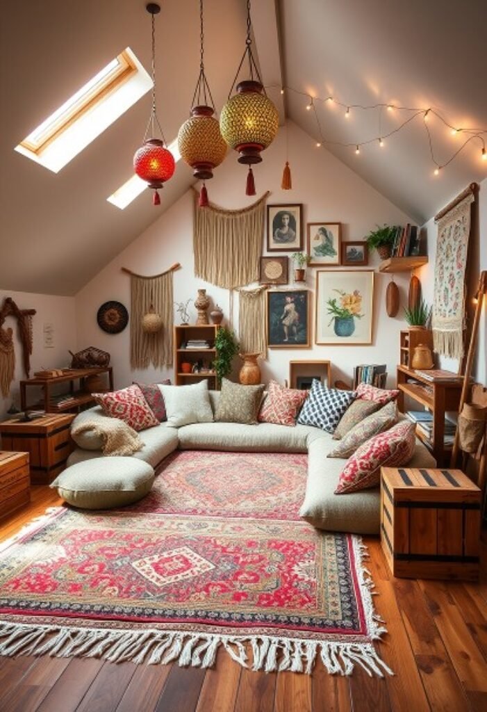 Bohemian Zen Retreat - A Colorful Oasis of Creativity and Calm