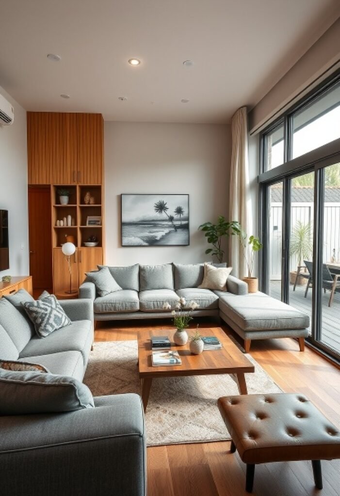 Energy-Efficient Smart Living Room - A Fusion of Modern Comfort and Sustainability