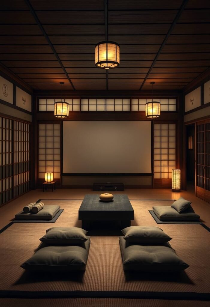 Japanese Zen Theater - A Harmonious Fusion of Tranquility and Cinema