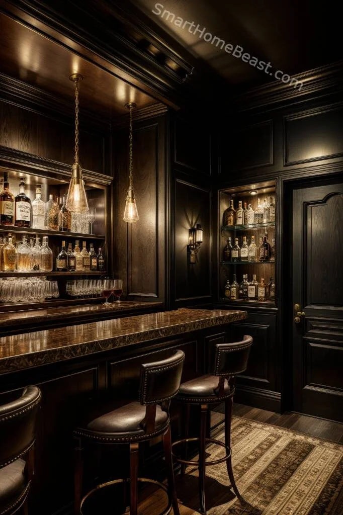 Speakeasy Home Bar Concept: Hidden Elegance