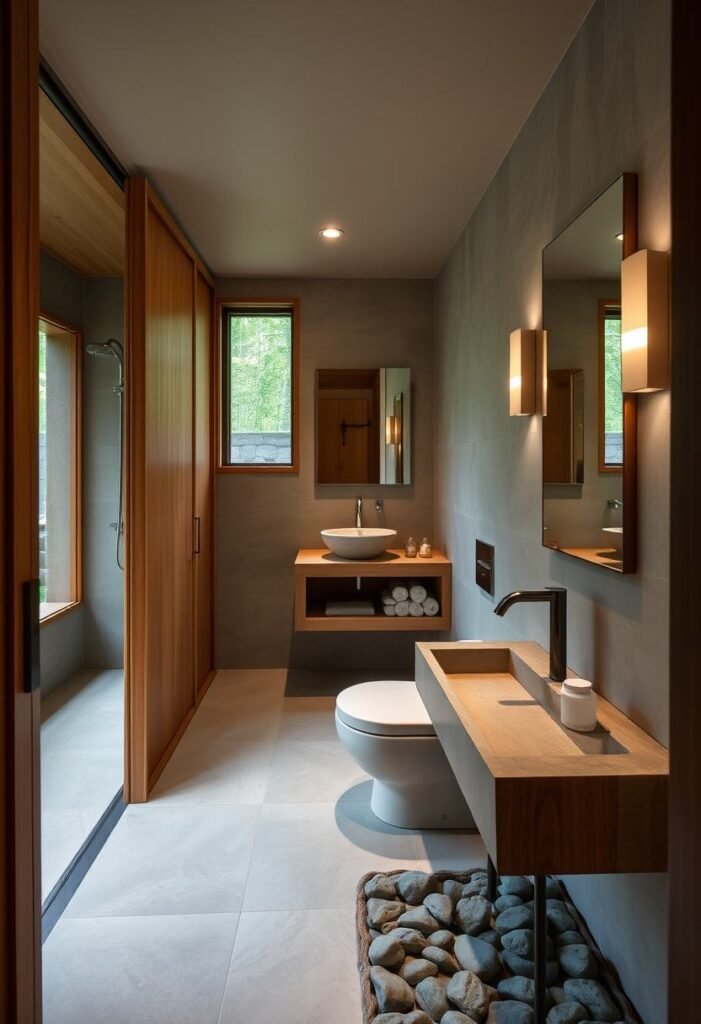 Eco-Luxury Master Bathroom - A Blend of Opulence and Sustainability