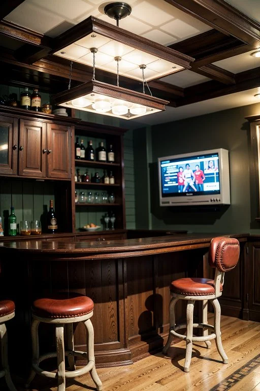 Vintage Sports Bar Concept