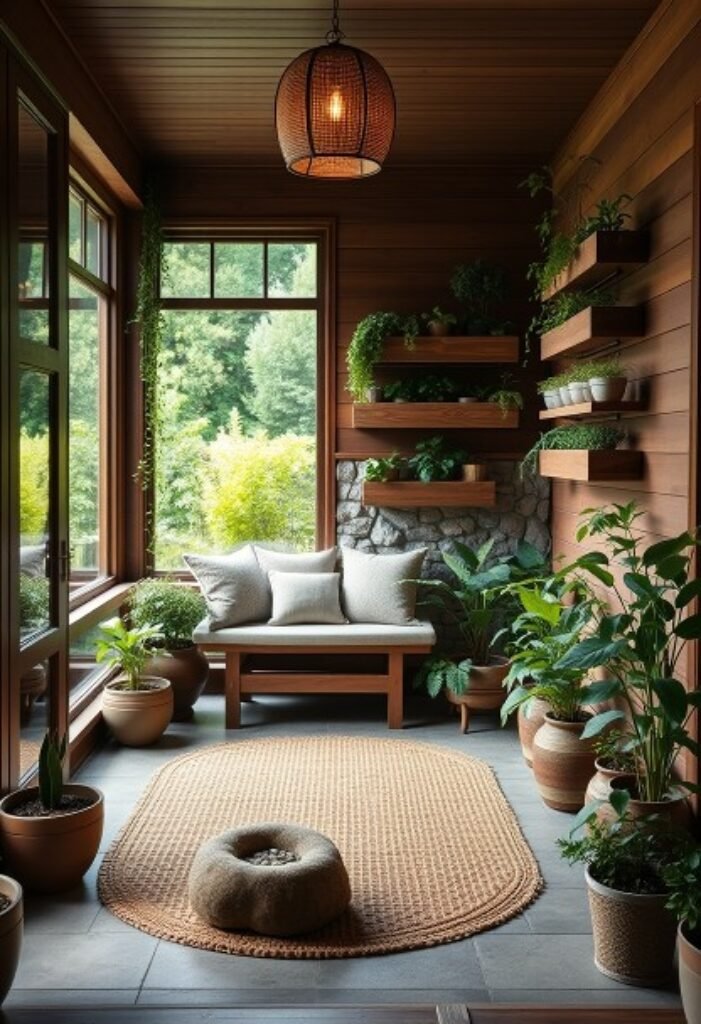 Zen Garden Room - A Serene Indoor-Outdoor Sanctuary