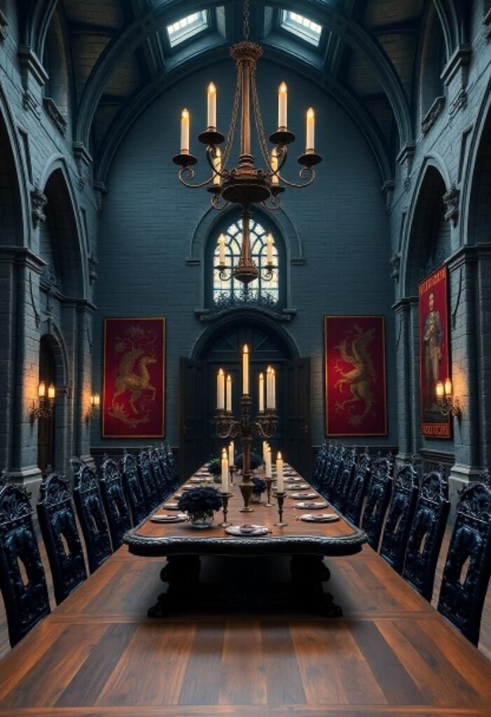 Cryptic Gothic Dining Hall - Feasting Like Nobility