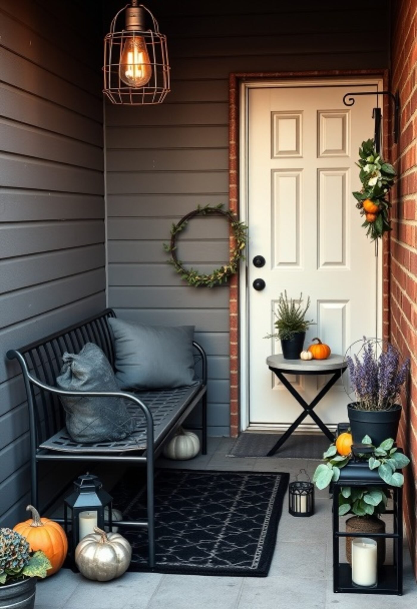 15 Best Small Front Porch Fall Decorating Ideas for Warmth & Style