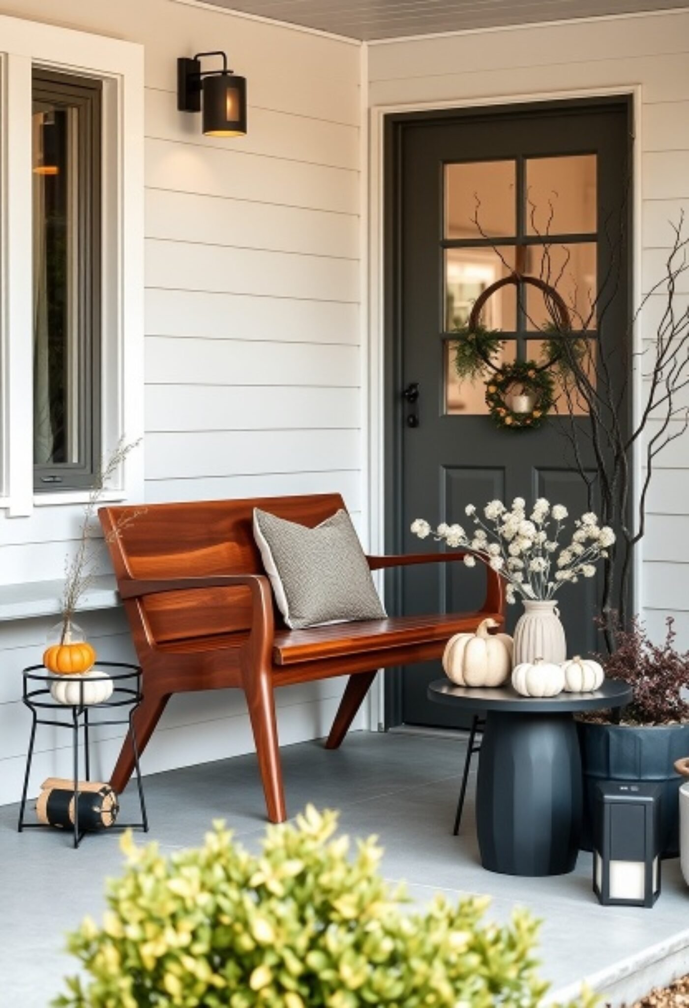 15 Best Small Front Porch Fall Decorating Ideas for Warmth & Style