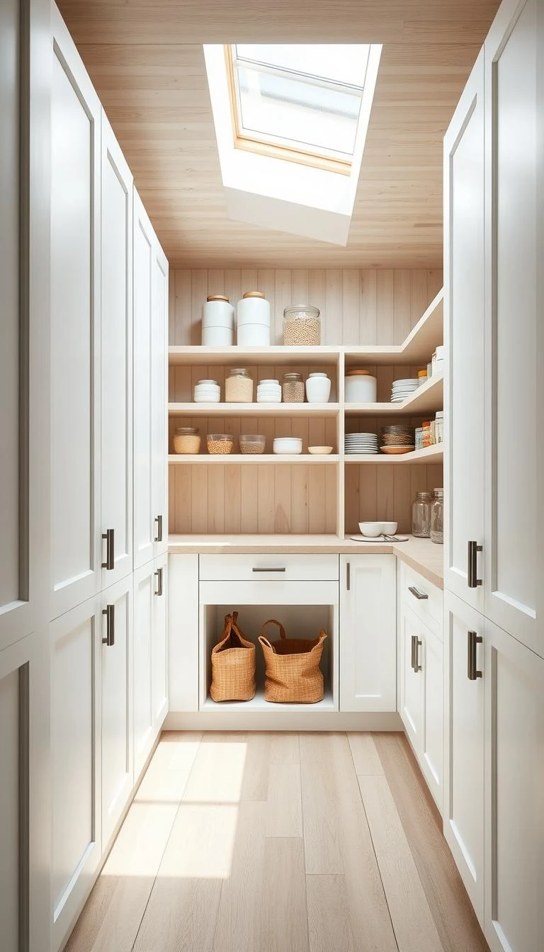 Minimalist Scandinavian Pantry pantry organization ideas