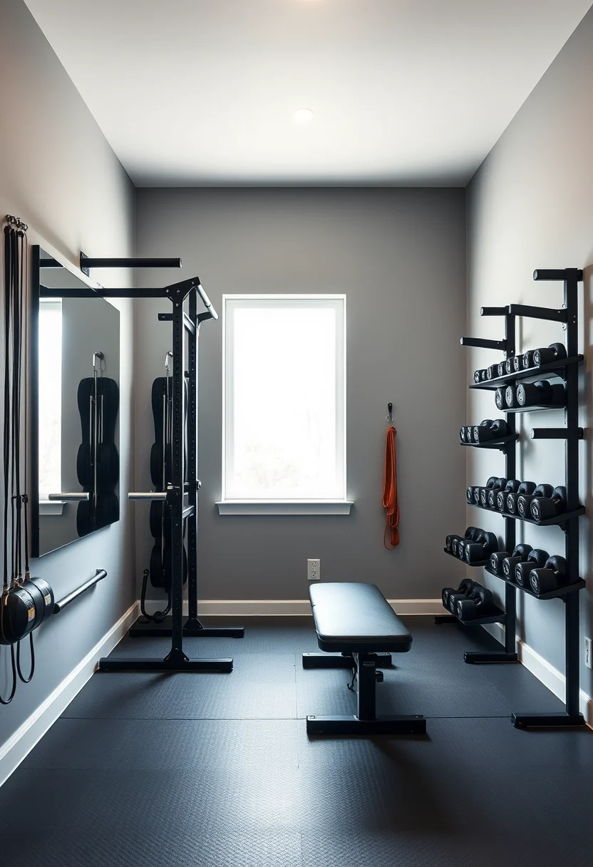 Modern Minimalist Small Gym