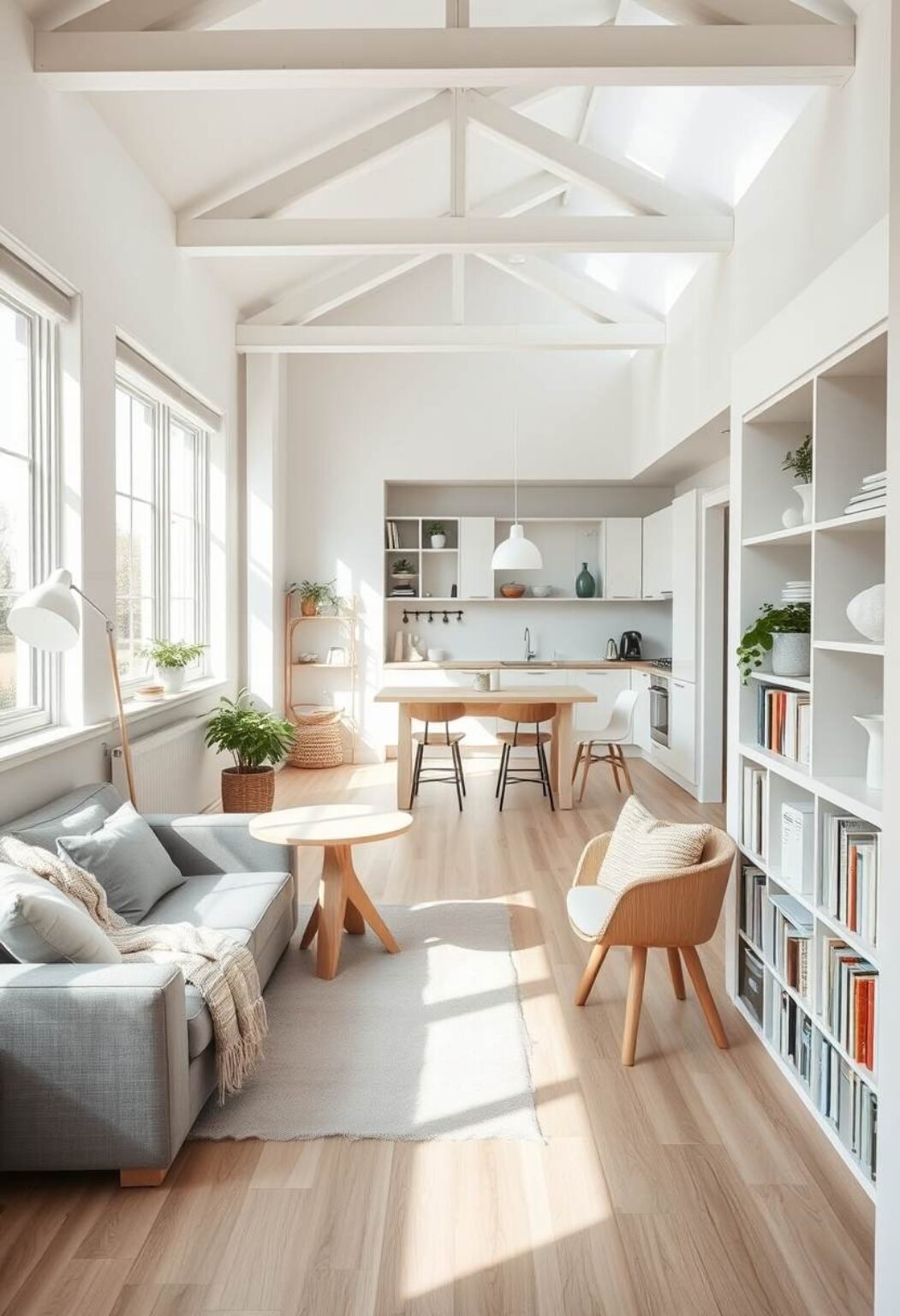Light-Filled Scandinavian Apartment Interior Design photo