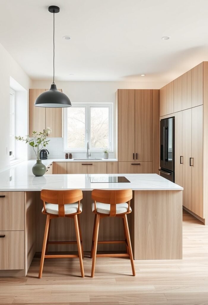 Scandinavian-Inspired Light and Airy Kitchen