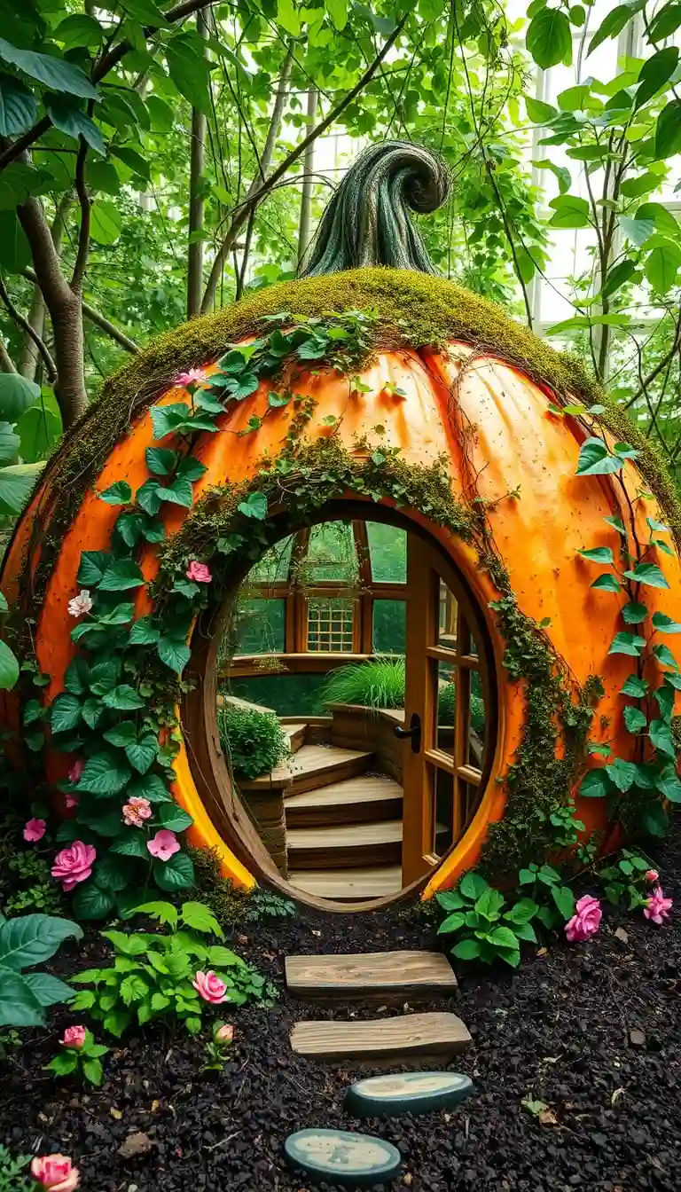 Secret Garden Pumpkin Sanctuary house idea