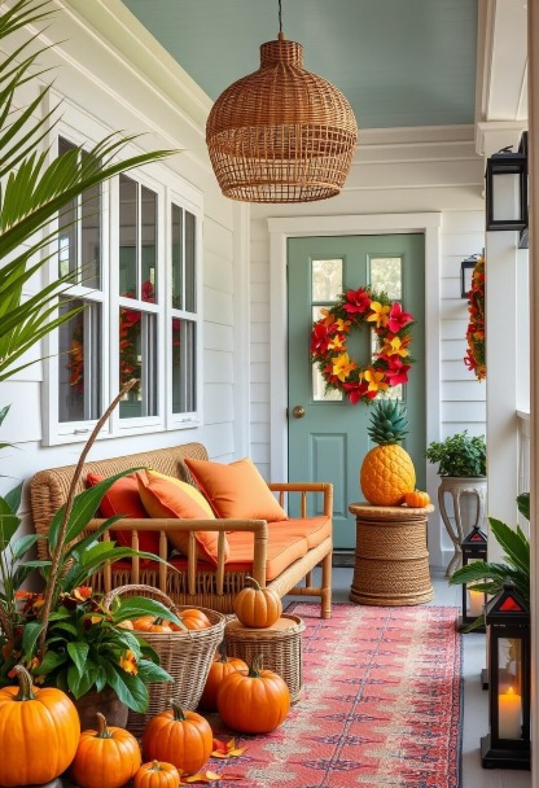 15 Best Small Front Porch Fall Decorating Ideas for Warmth & Style