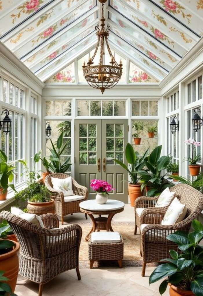 Victorian Conservatory with Botanical Influences - A Lush Retreat Awash with Natural Light