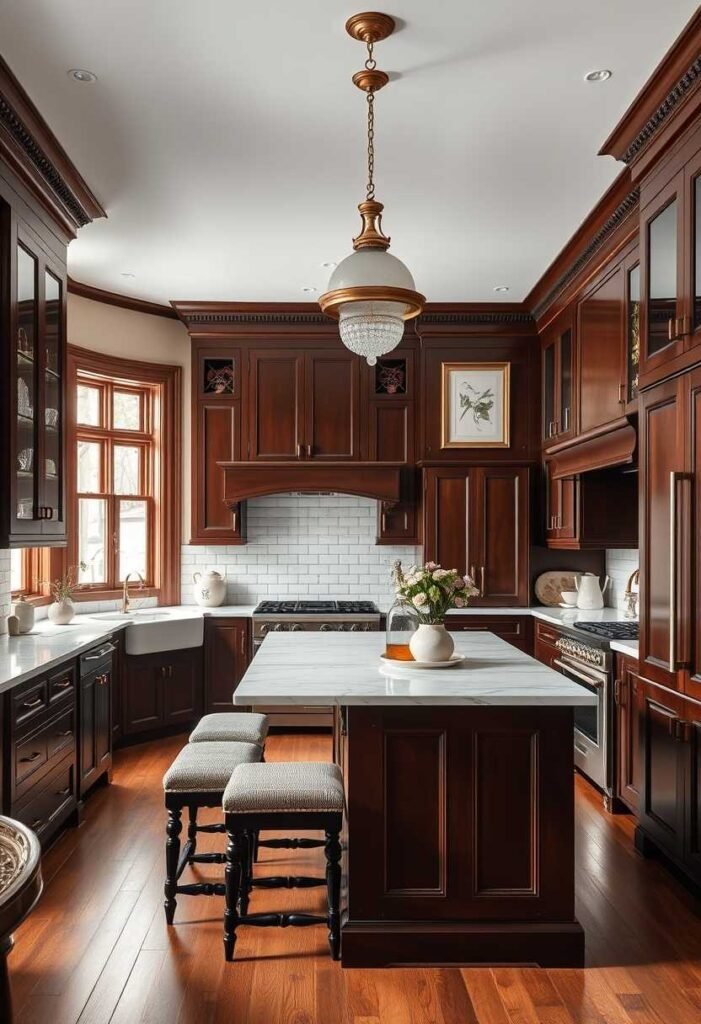 Victorian Kitchen with Modern Amenities – A Seamless Fusion of Tradition and Innovation