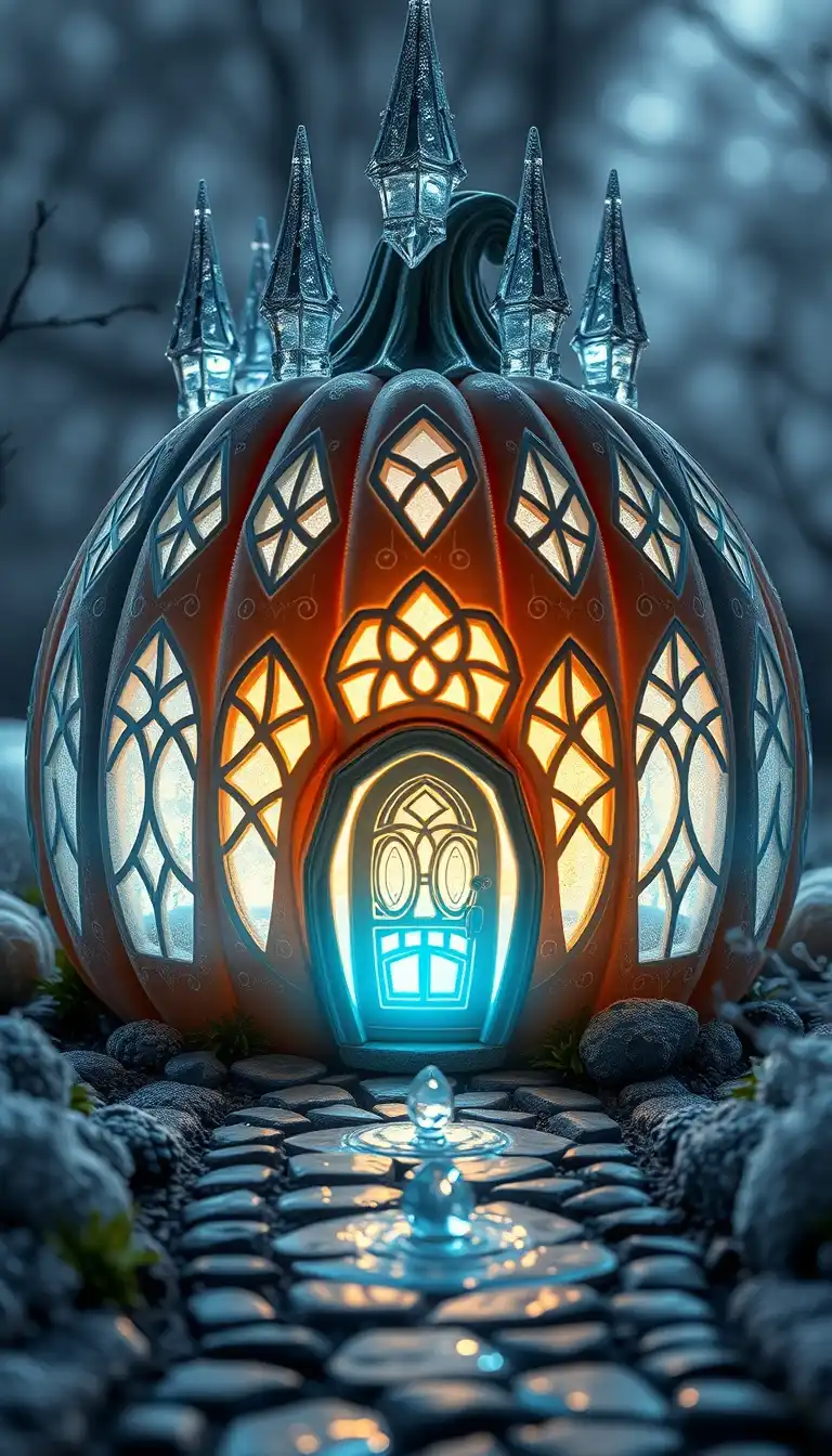 Crystal Pumpkin Palace house idea 2