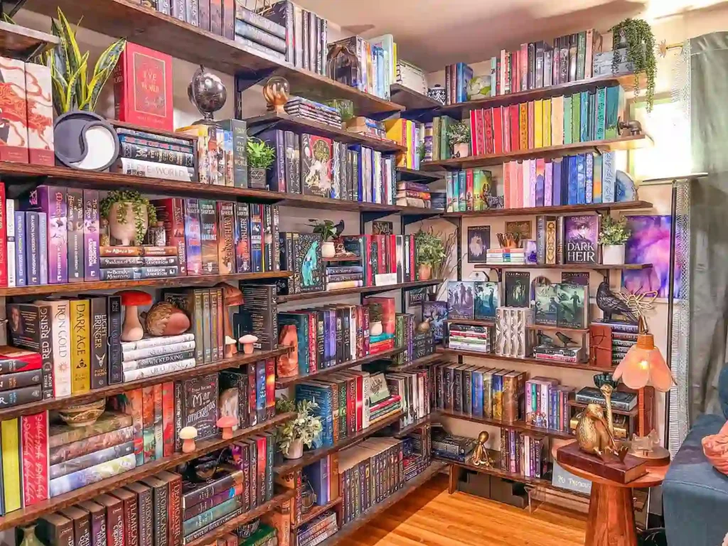 Ultimate Fantasy Book Lover’s Haven: A Colorful and Curated Library idea2