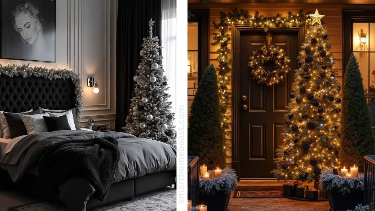 Black christmas decorations ideas