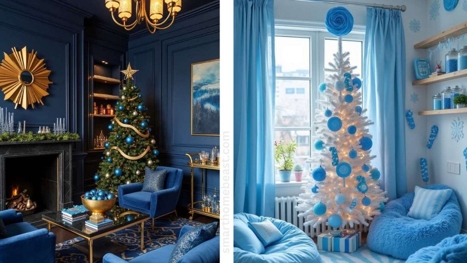 15 Blue Christmas Decorations Ideas for a Modern Holiday Vibe