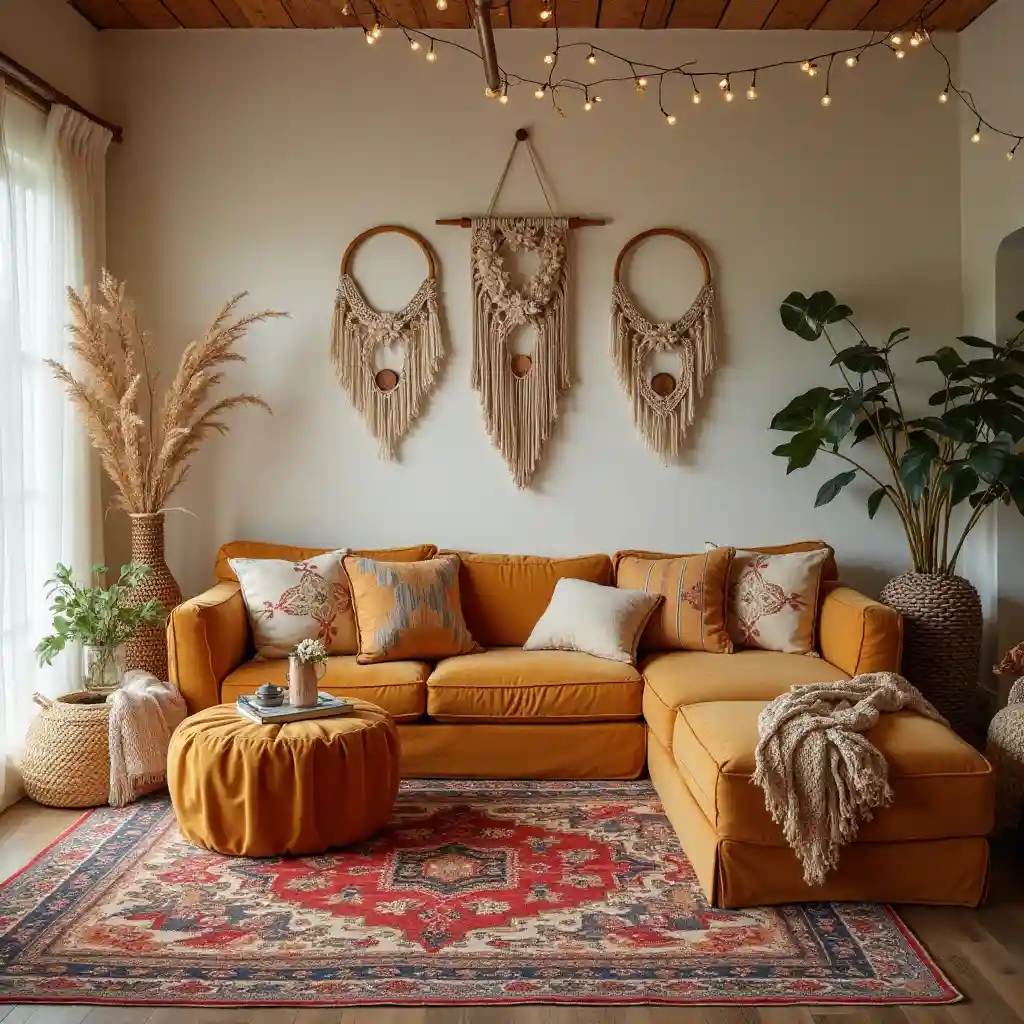 Bohemian Autumn Getaway Living room idea 1