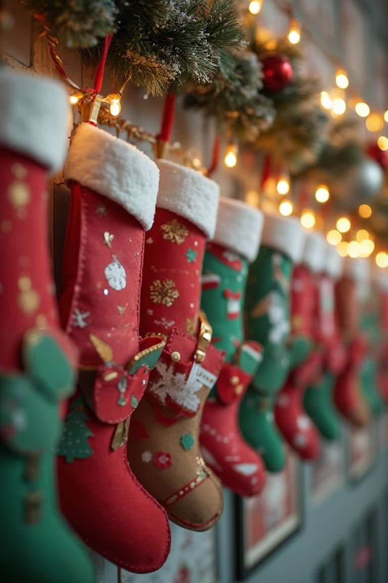 Christmas Stocking Wish Wall – A Thoughtful, Festive Display