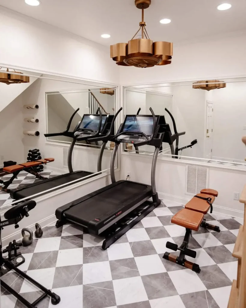 Classic Chic Home Gym – Blending Elegance and Efficiency