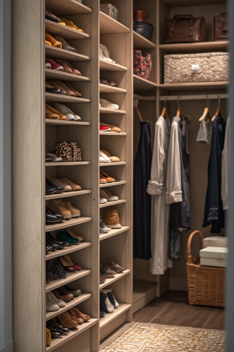 Closet Shoe Tower