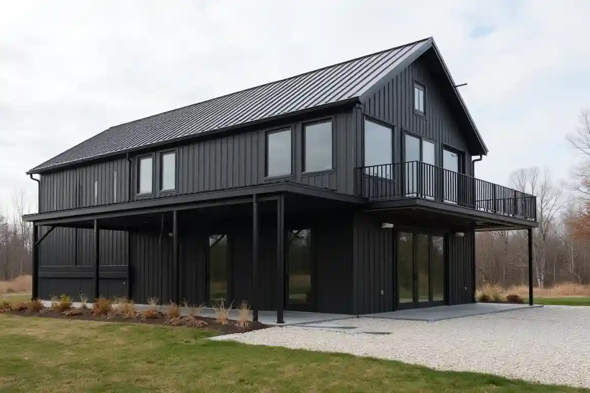 Contemporary Barn with Industrial Touch idea 1