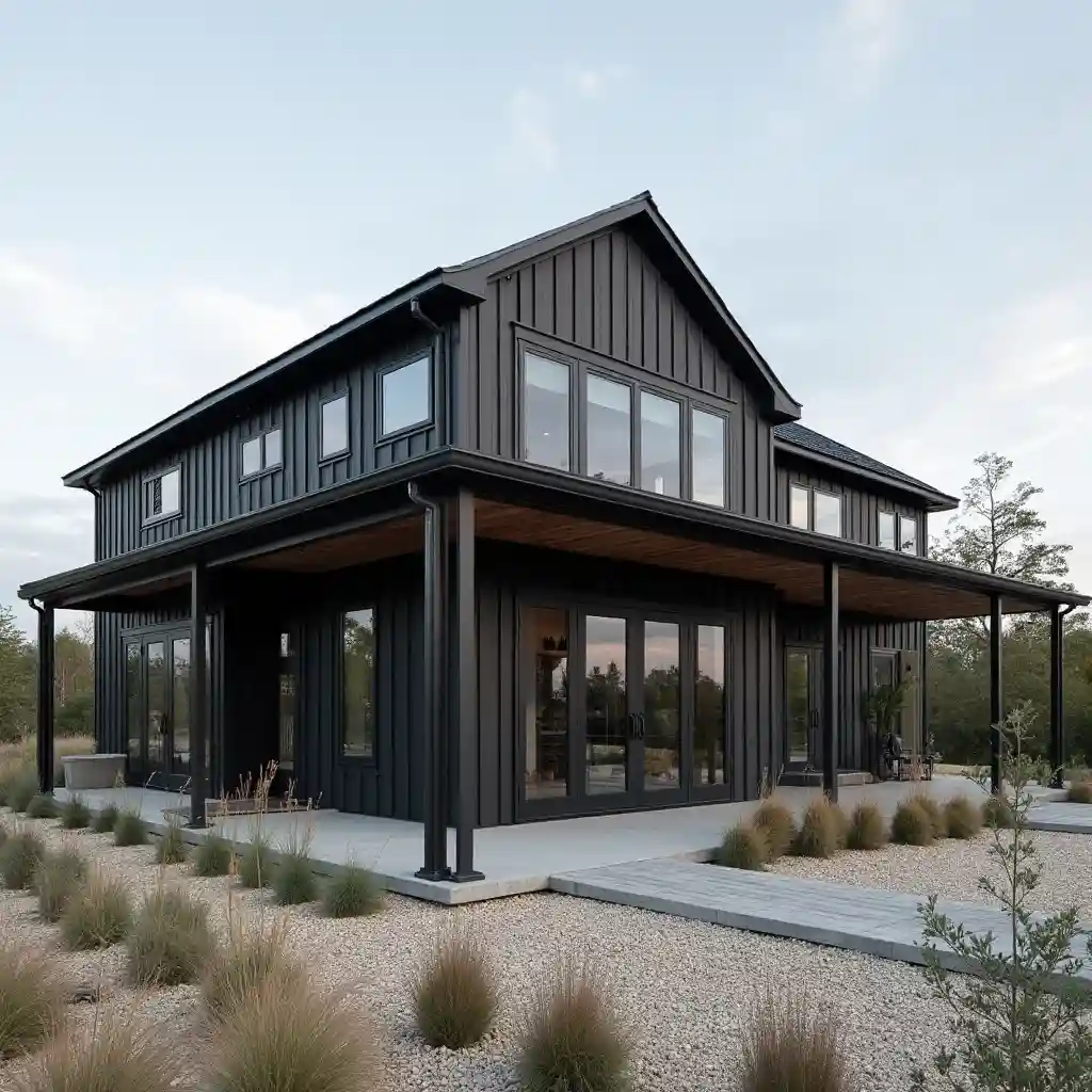 Contemporary Barn with Industrial Touch idea 2