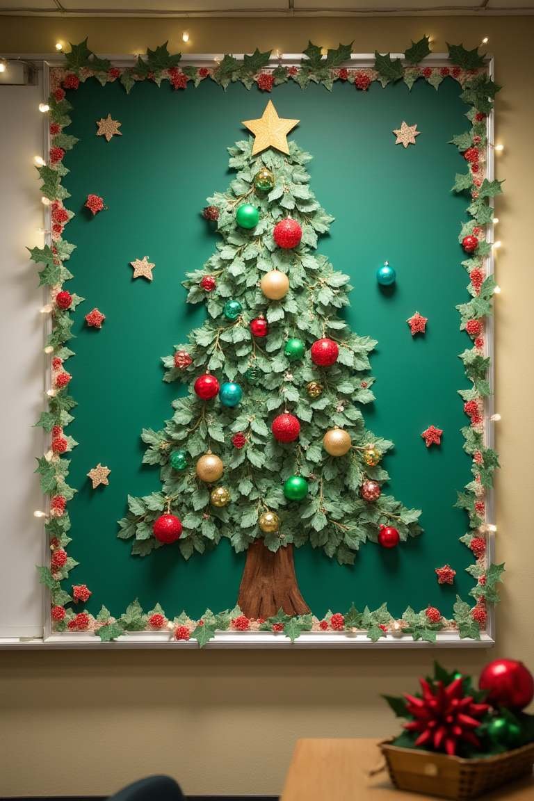 Eco-Friendly Festive Bulletin Board – Sustainable Celebration with Creative Charm