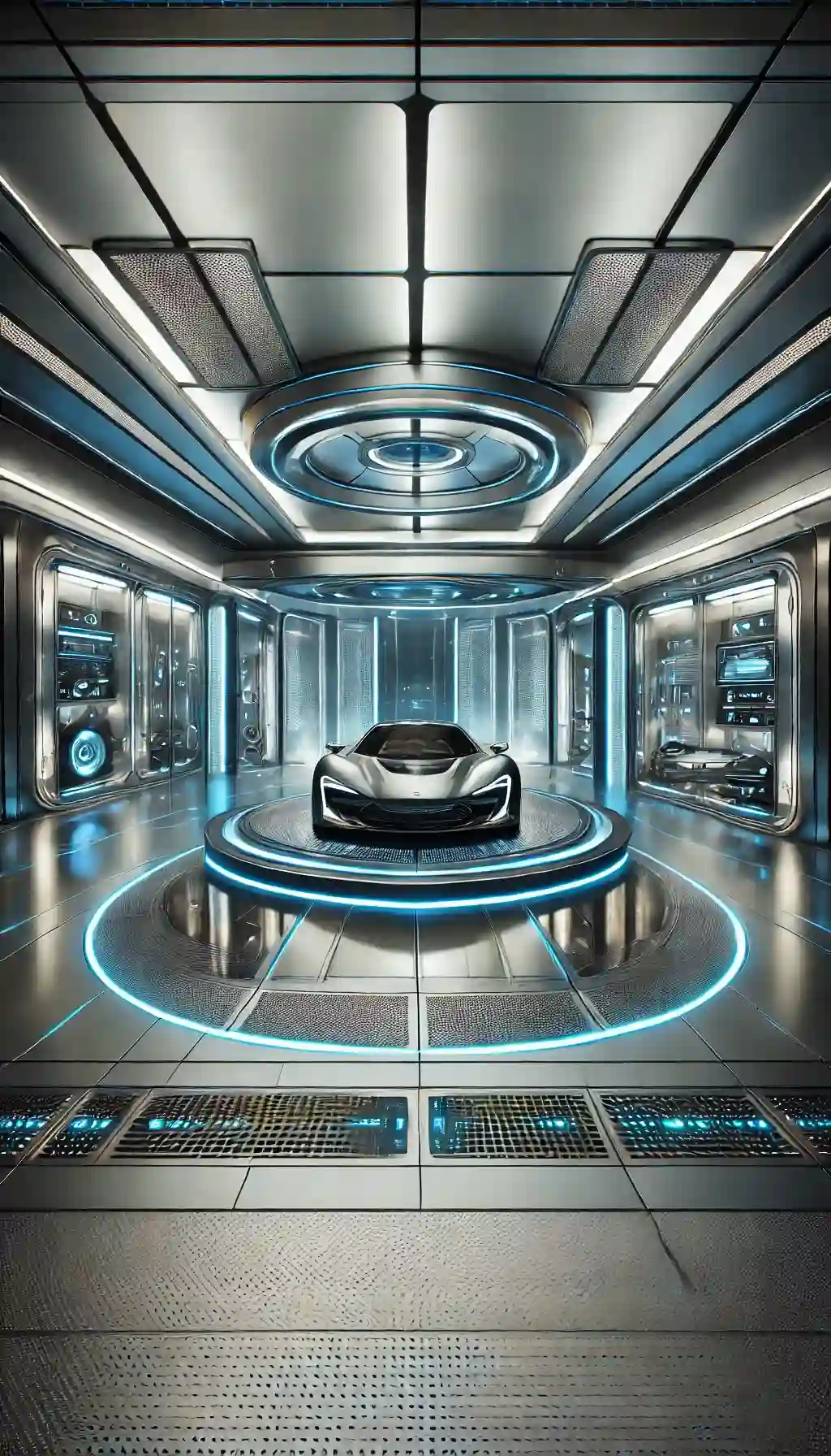 Futuristic Space-Age Garage 2