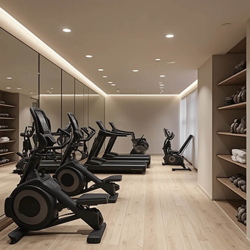 GYM Sleek Modern Sanctuary