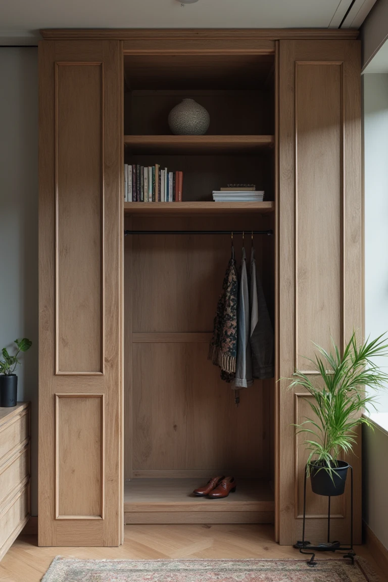 Hidden Closet Behind a Bookshelf 2