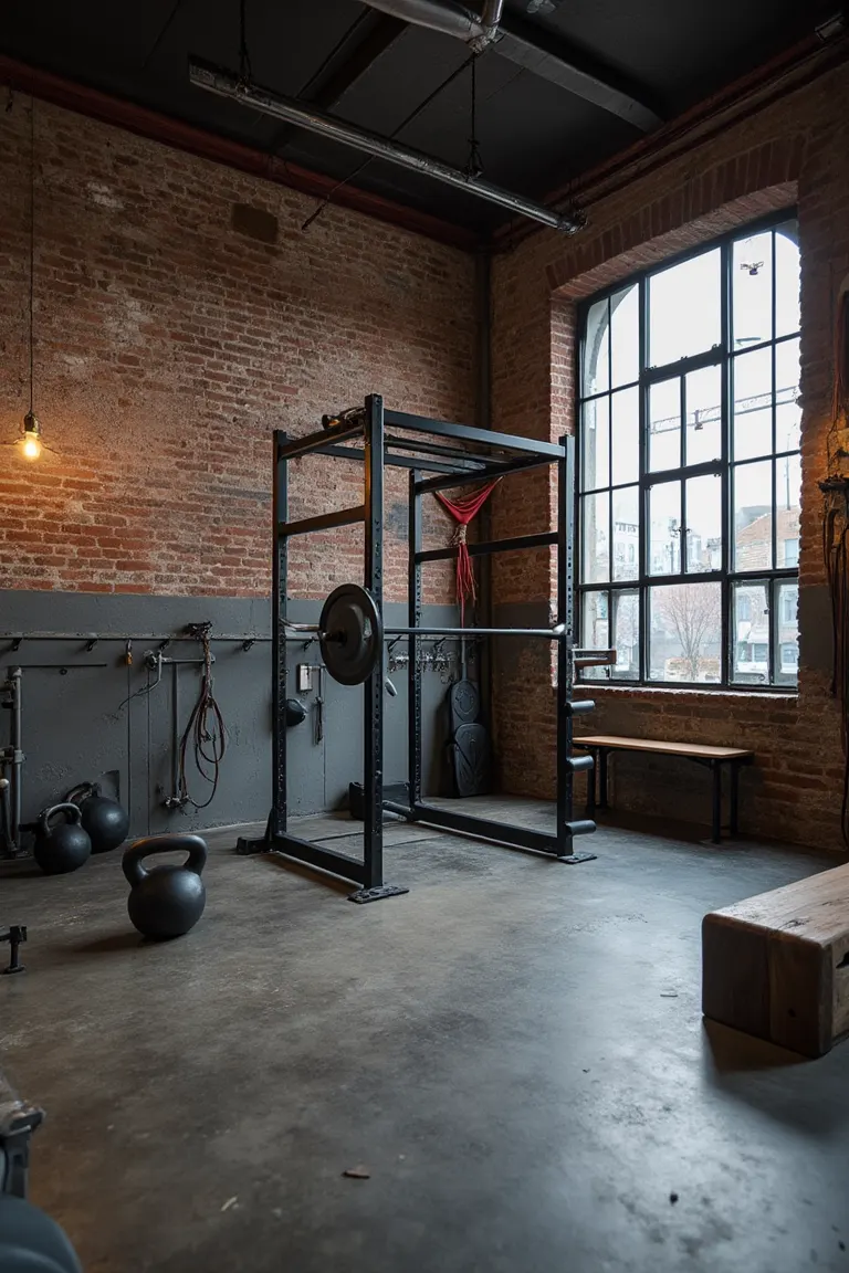 Industrial-Inspired Strength Gym 2