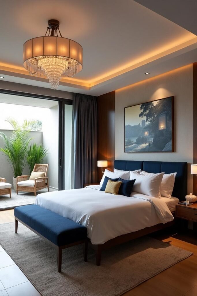 Luxurious Contemporary Master Bedroom with Spa-Like Ambiance