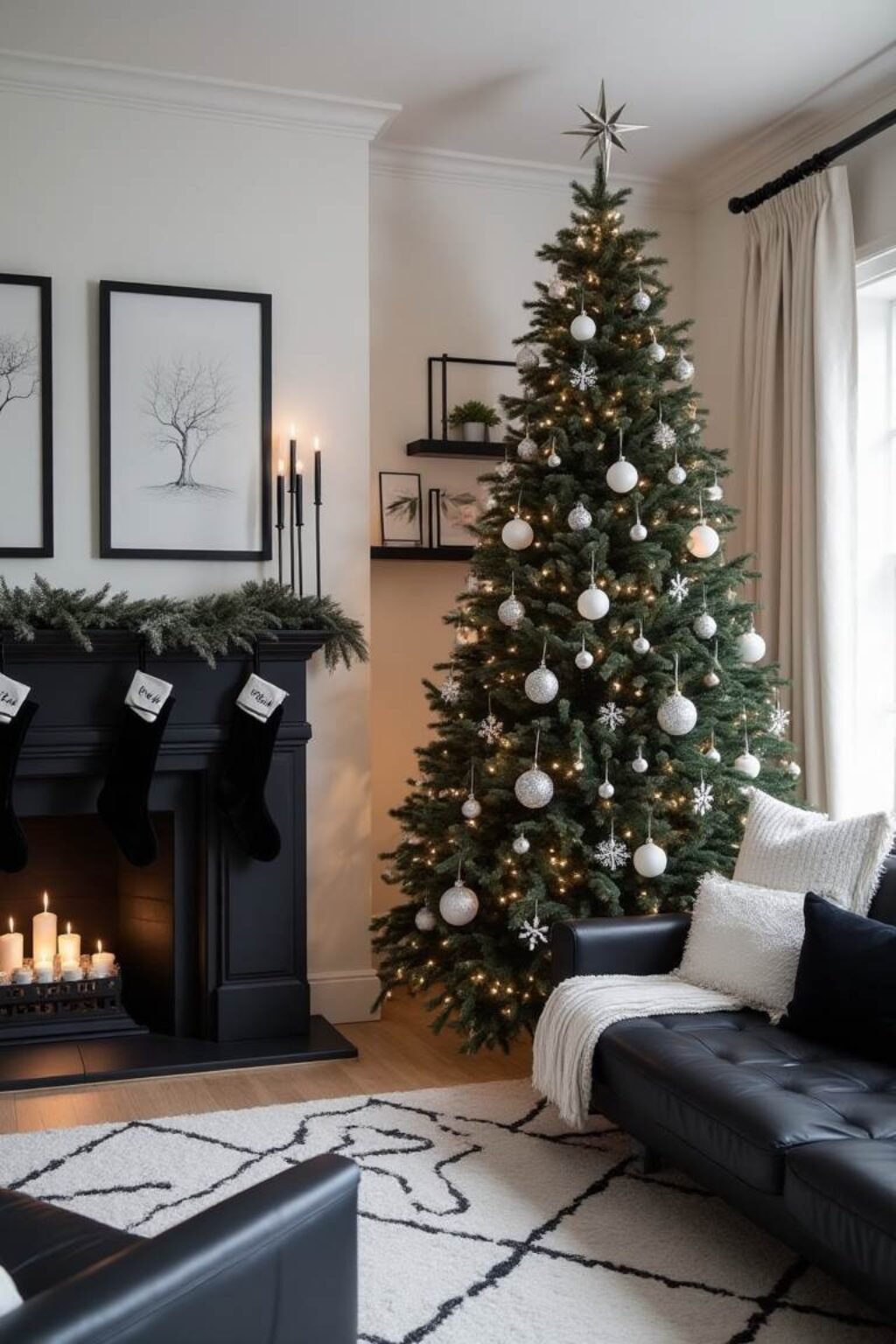 15 Black Christmas Decorations Ideas for a Bold Holiday Look