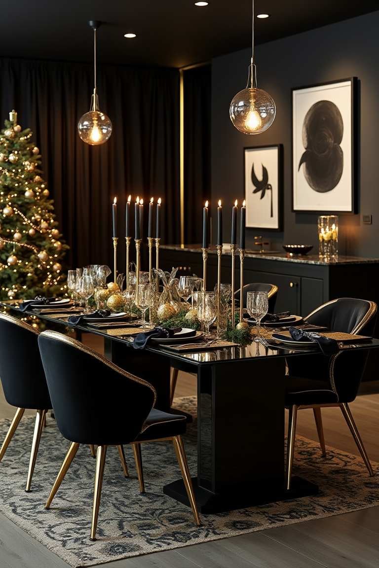 Modern Chic - Gold and Black Glam Party