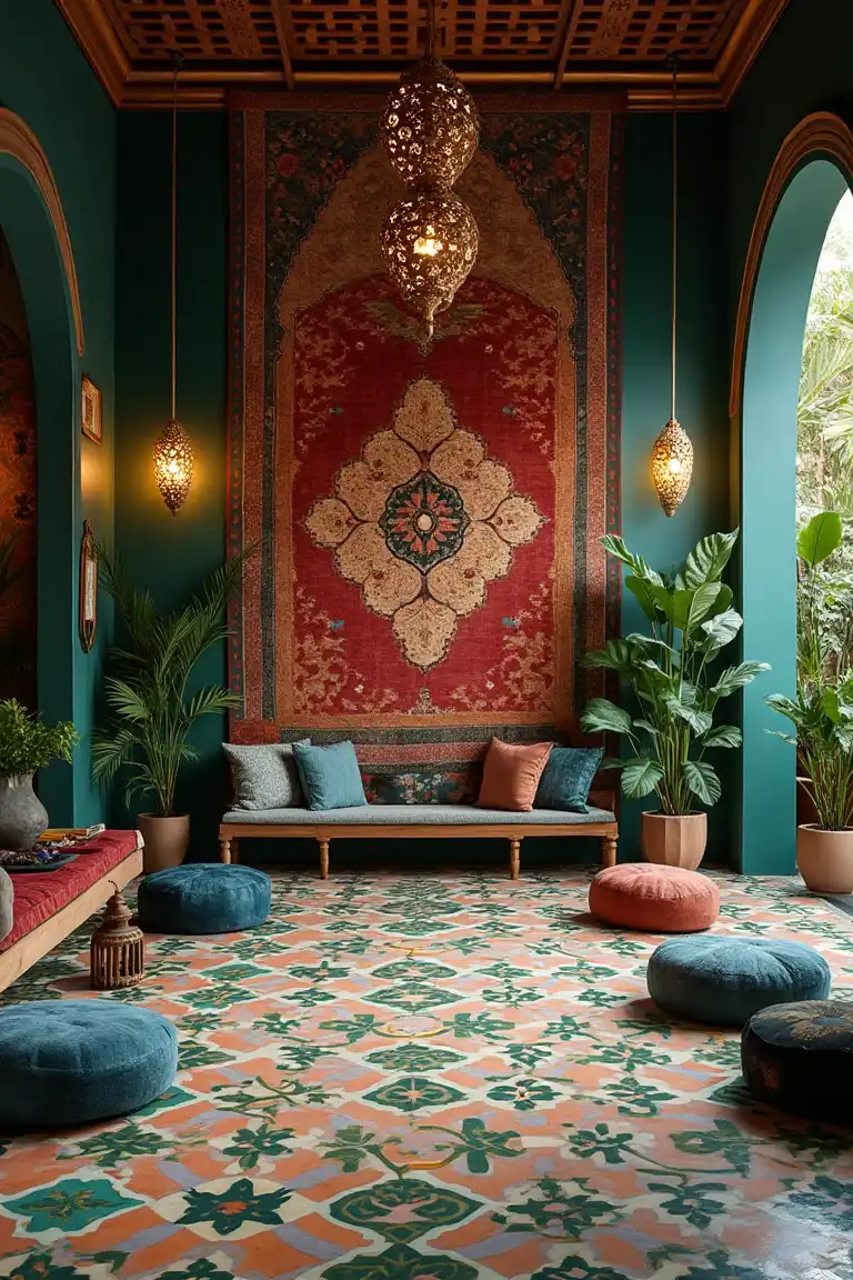 Moroccan-Inspired Oasis Gym 2