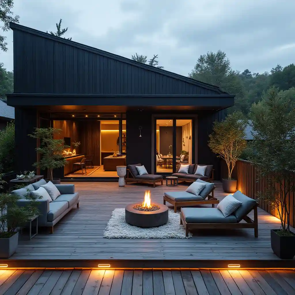Roof Garden with Open Air Deck Farmhouse idea 1