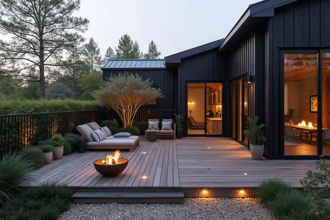 Roof Garden with Open Air Deck Farmhouse idea 2