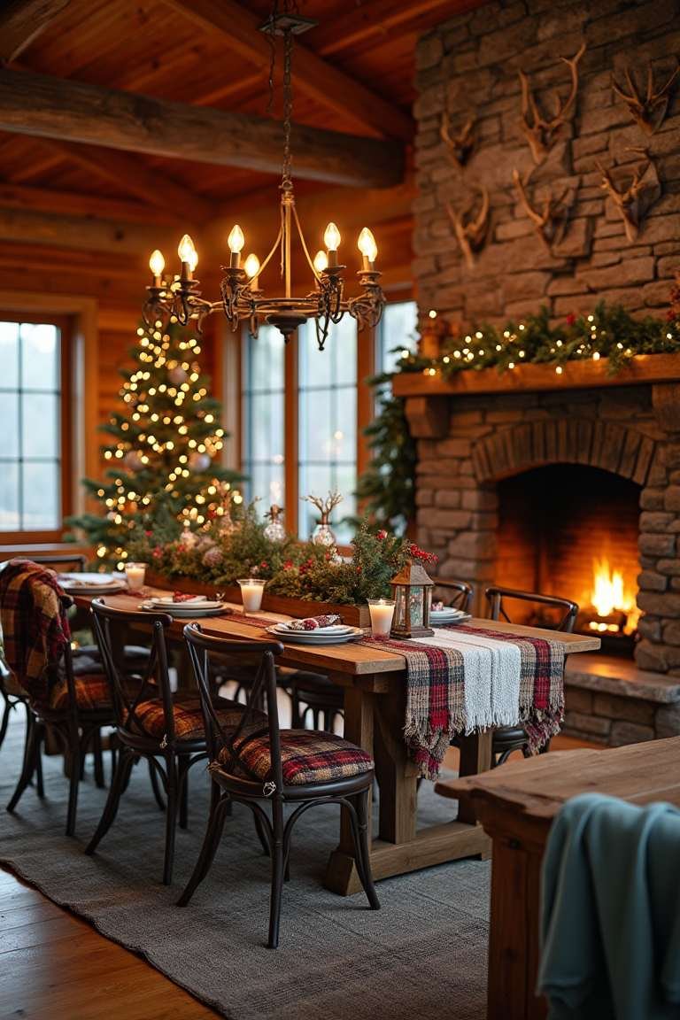 Rustic Lodge - Cozy Wood and Natural Greenery