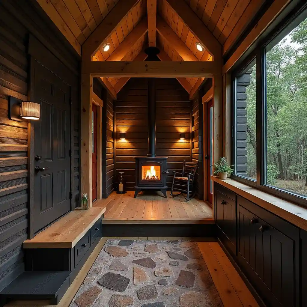 Rustic Log Cabin Retreat – Tiny Living in a Woodland Dream idea 2