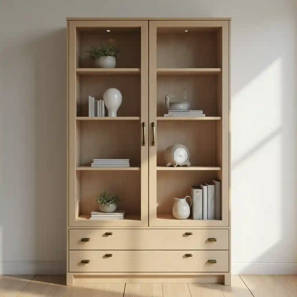 Scandinavian Simplicity with Light Wood & Glass idea 1
