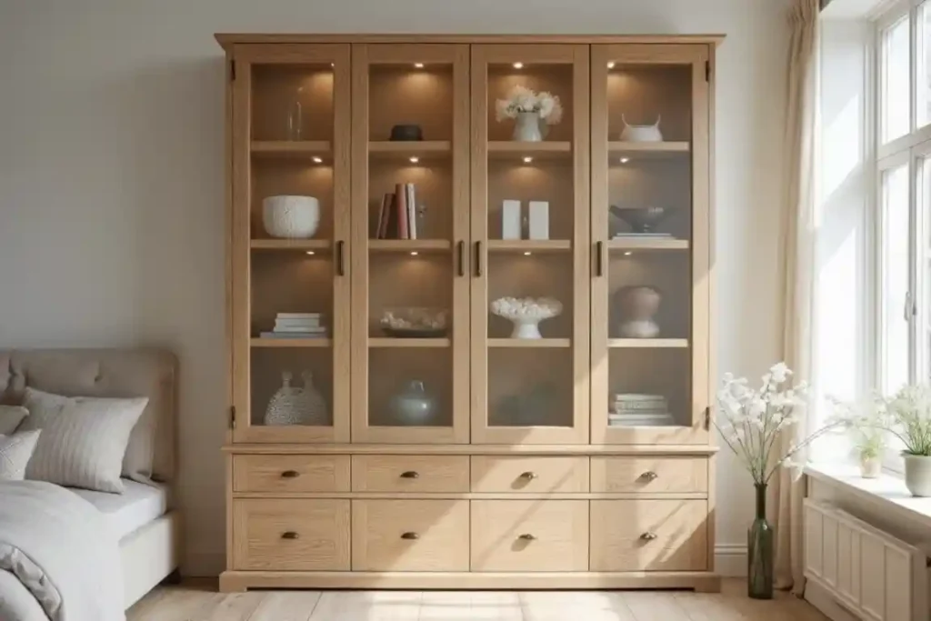 Scandinavian Simplicity with Light Wood & Glass idea 2