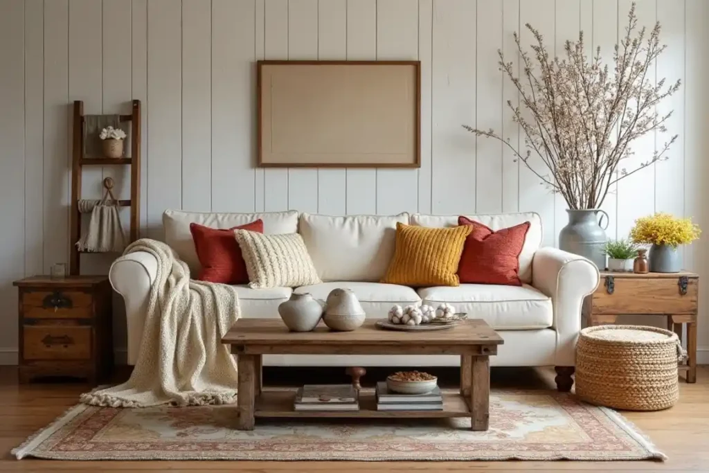 Vintage Farmhouse Autumn Charm Living room idea 2