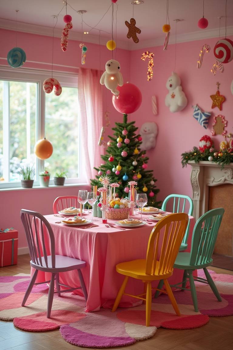 Whimsical Candyland - Bright Colors and Sweet Details