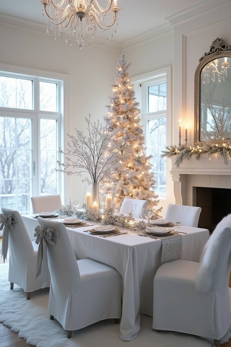 Winter Wonderland - Elegant Silver and White Theme