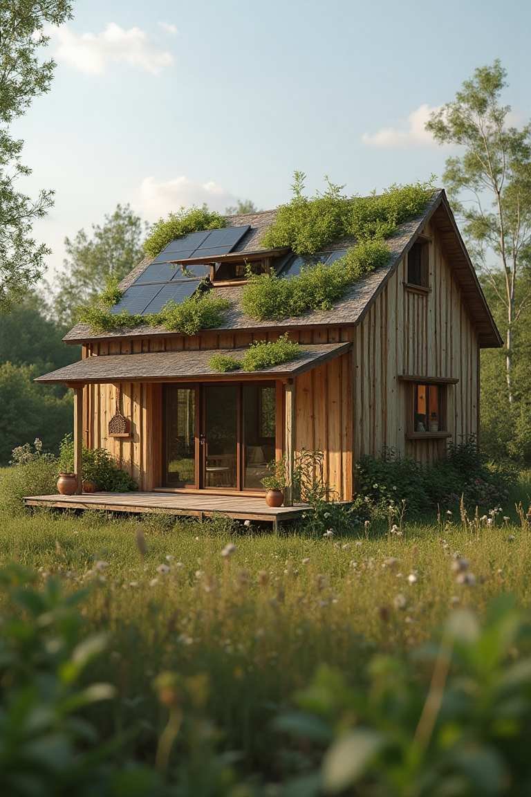 Green Harmony - Eco-Friendly Sustainable Barndominium Retreat