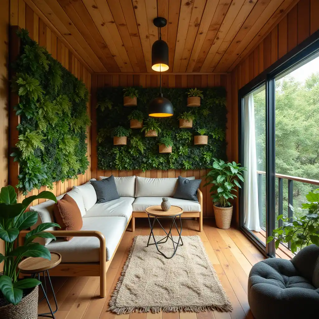 Lush Green Oasis – Tiny House Sunroom Retreat idea 2