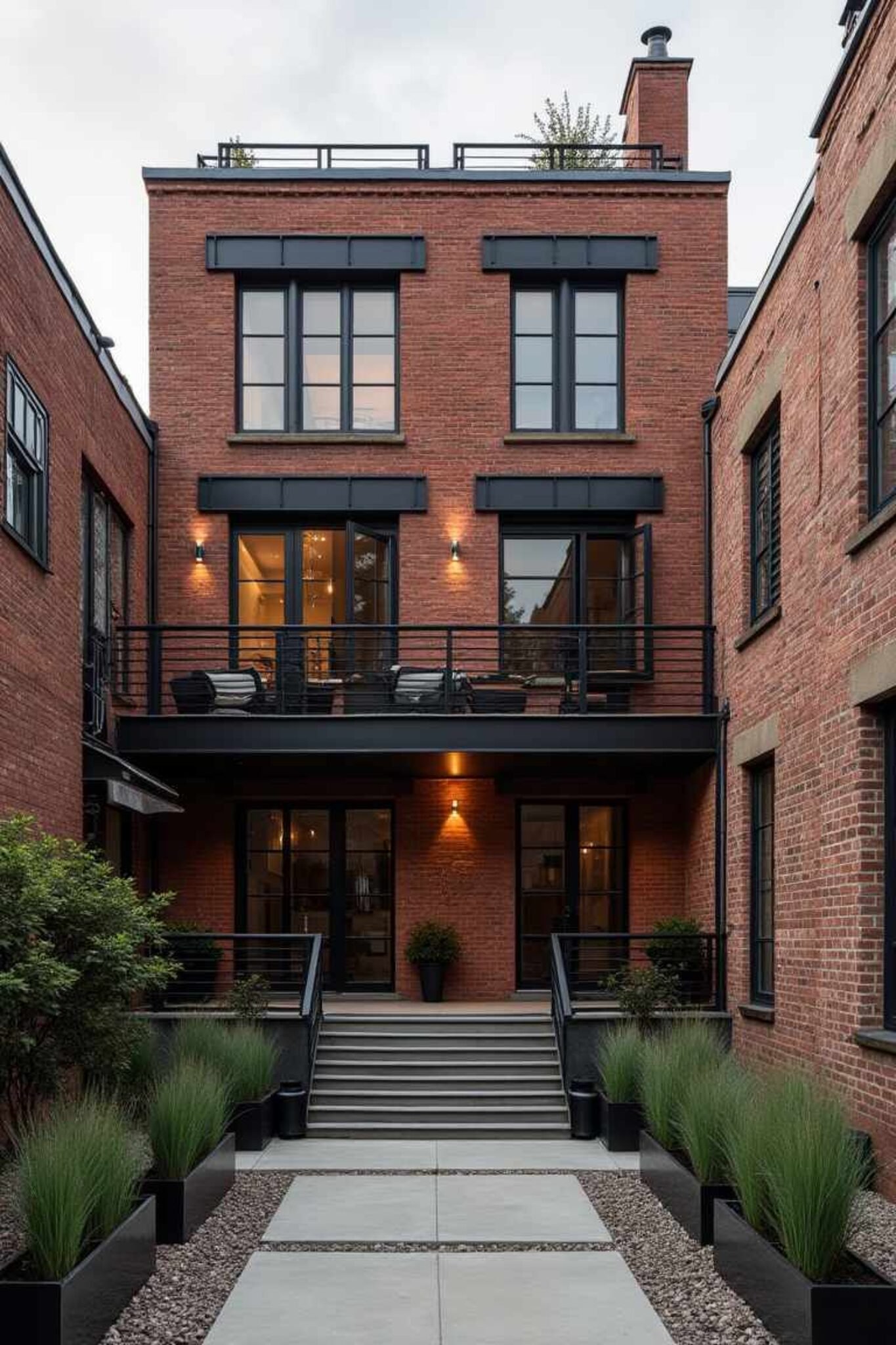 Exposed Brick And Metal City View preview