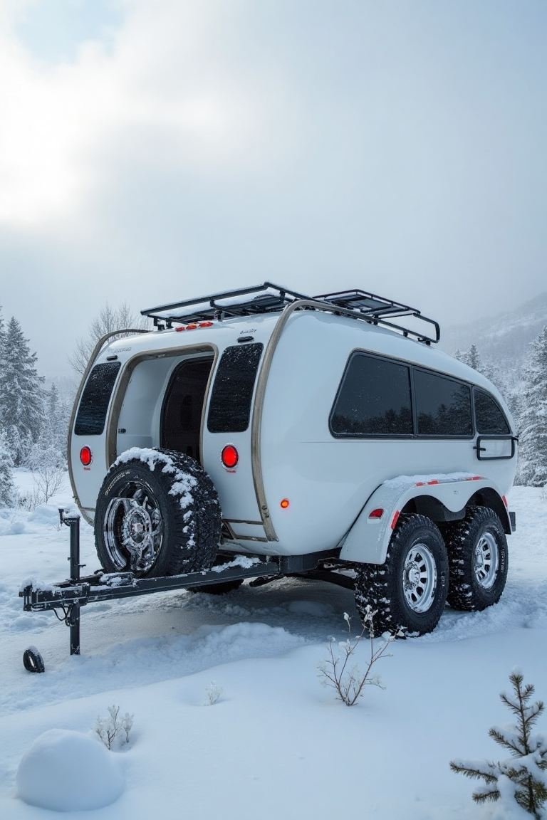 Glacier Explorer Camper - Off-Road Elegance for Winter Escapes